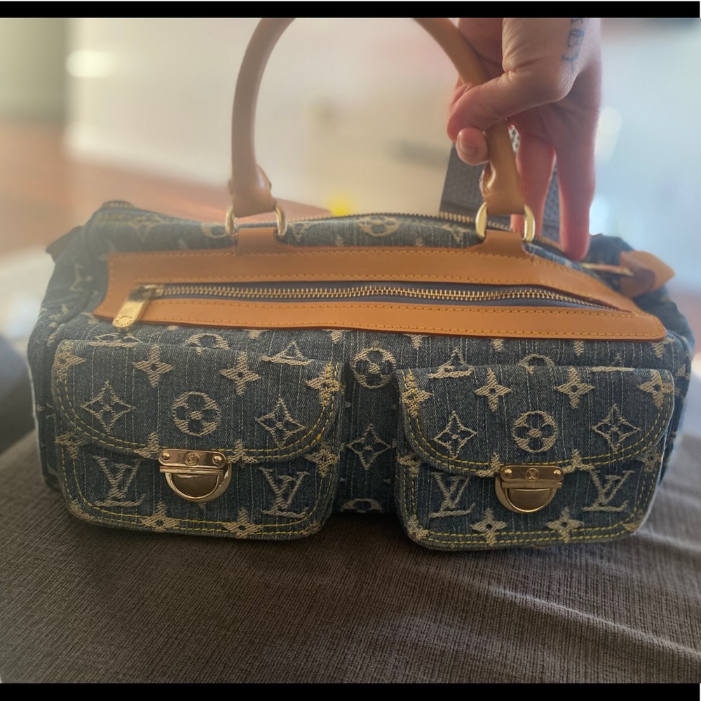 COPY - 2005 authentic LOUIS VUITTON NEO SPEEDY LIMITED EDITION BLUE DENIM